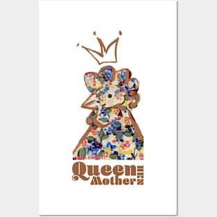 Queen mother - brown Posters and Art